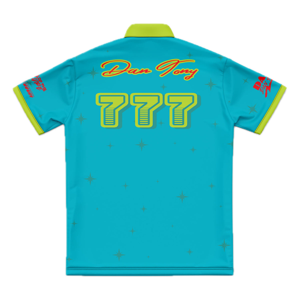 Seafoam Sunset Race Car Collar Shirt